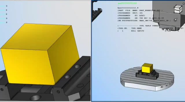 CNC CAM simulation